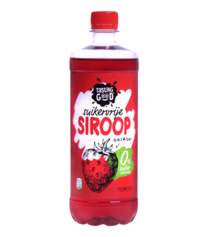 Tasting Good aardbei fruitsiroop suikervrij 6x0,75ltr