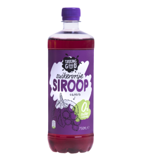 Tasting Good cassis fruitsiroop suikervrij 6x0,75ltr