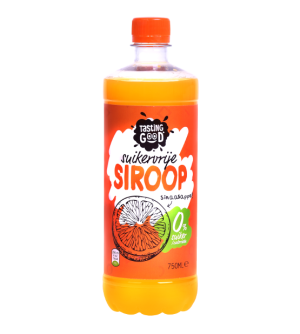 Tasting Good sinaasappel fruitsiroop suikervrij 6x0,75ltr