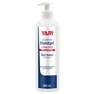 Yari Handgel met pomp 70% alcohol 500