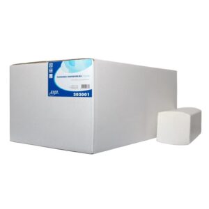 Euro Z-vouw flushable handdoek 2lgs 20,5 x 25cm 20 x 160st