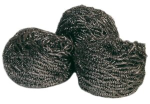 Reinigingsspons RVS, 60 grams set à 10