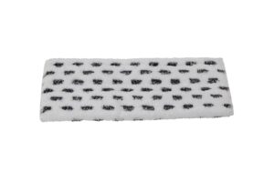 Vlakmop microvezel met schuurvlakken wit 40x13cm