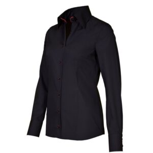 Giovanni Capraro damesblouse black-red 29314-85