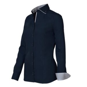 Giovanni Capraro damesblouse navy 29323-39