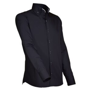 Giovanni Capraro overhemd black-white 914-10