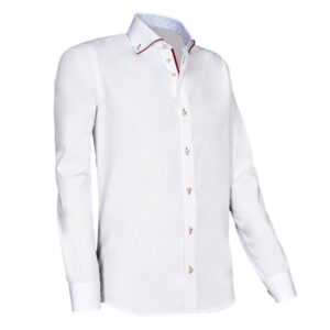 Giovanni Capraro overhemd white-red 925-10-XXL