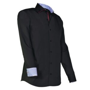Giovanni Capraro overhemd black 925-20-XL