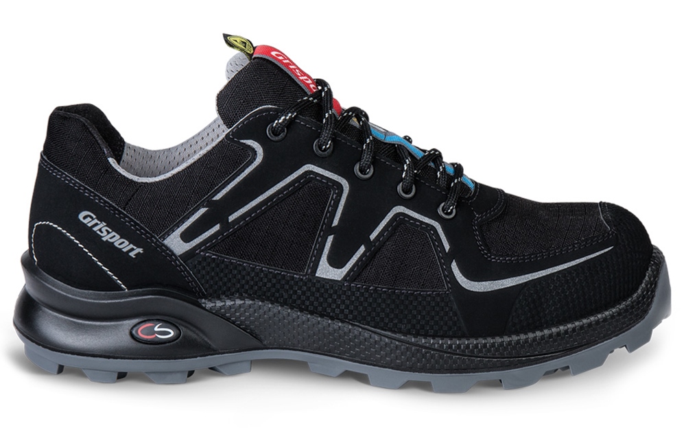 Grisport cross safety Nordic werkschoen laag zwart-grijs S3