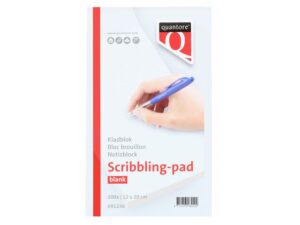 Kladblok Quantore 12x20cm 200vel 5st