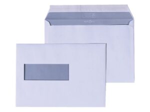 Envelop Hermes EA5 156x220mm venster 4x11links zelfkl 500st