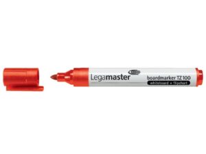 Viltstift Legamaster TZ100 whiteboard rond rood 1.5-3mm