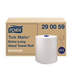 Tork H1 290059 handdoekrollen matic extra lang 1 lgs wit 6 x 280mtr
