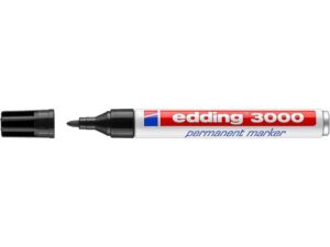 Viltstift edding 3000 rond zwart 1.5-3mm