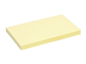 Memoblok Quantore 76x127mm geel 6st