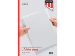 Insteekmap L-model Quantore A4 PP 0.12mm nerf 25st