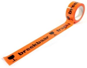 Tape pp 48mm x 66mtr breekbaar oranje 36rol