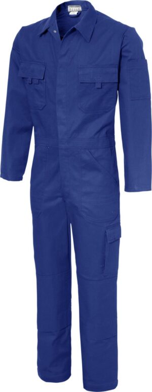 Overall basic 100% katoen blauw