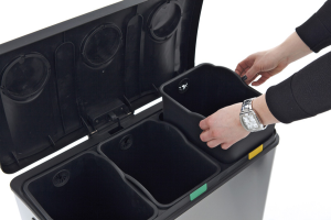 Rejoice recycling pedaalemmer 3 x 12ltr