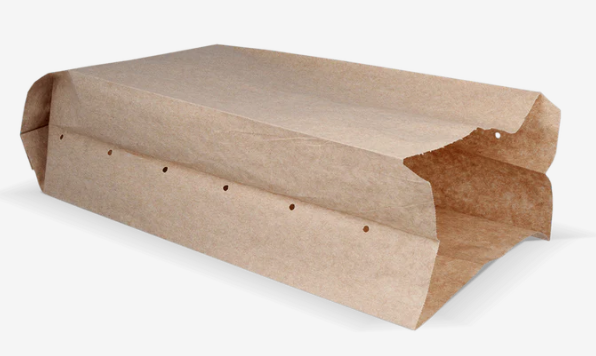 Snackzakken kraft nr 28 50gr geperforeerd BIO 2 pond 1000st