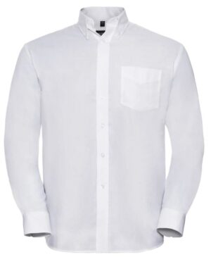 Russell overhemd oxford 9932M wit