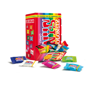 Tony's Chocolonely chocolade 100st mix 900gr
