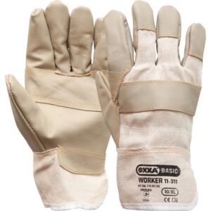 OXXA Worker 11-311 handschoen Meubelleder licht 10-XL 12 paar
