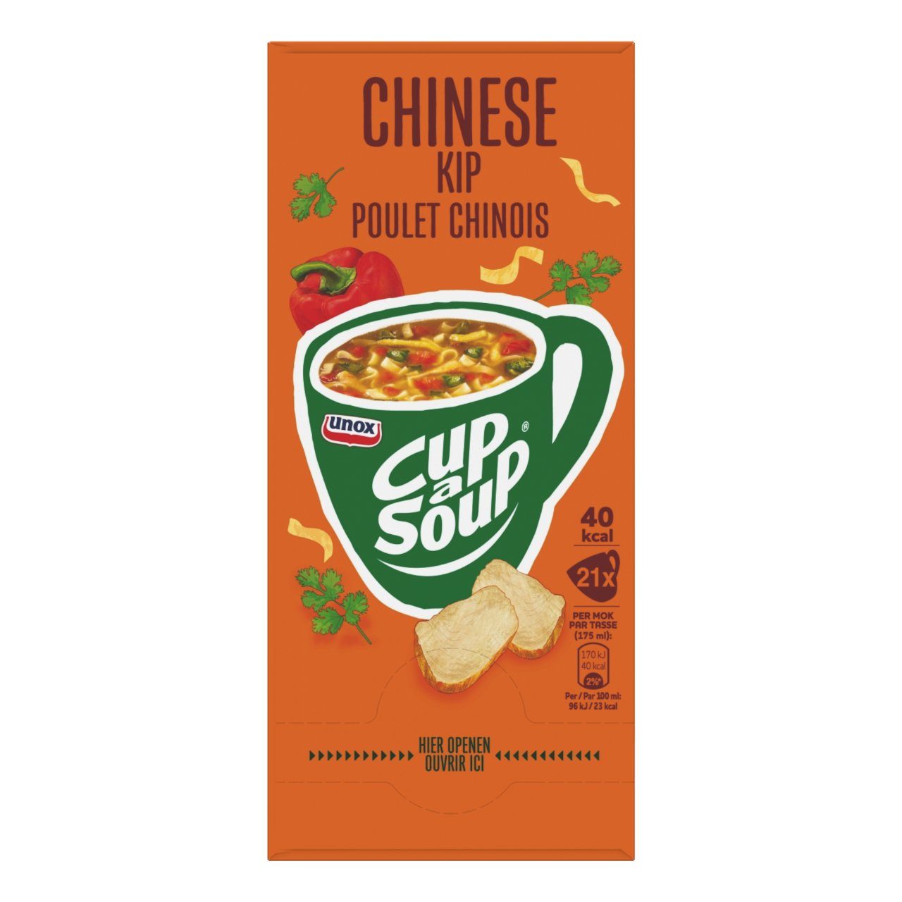 Cup a Soup Chinese Kip 21st à 175 ml