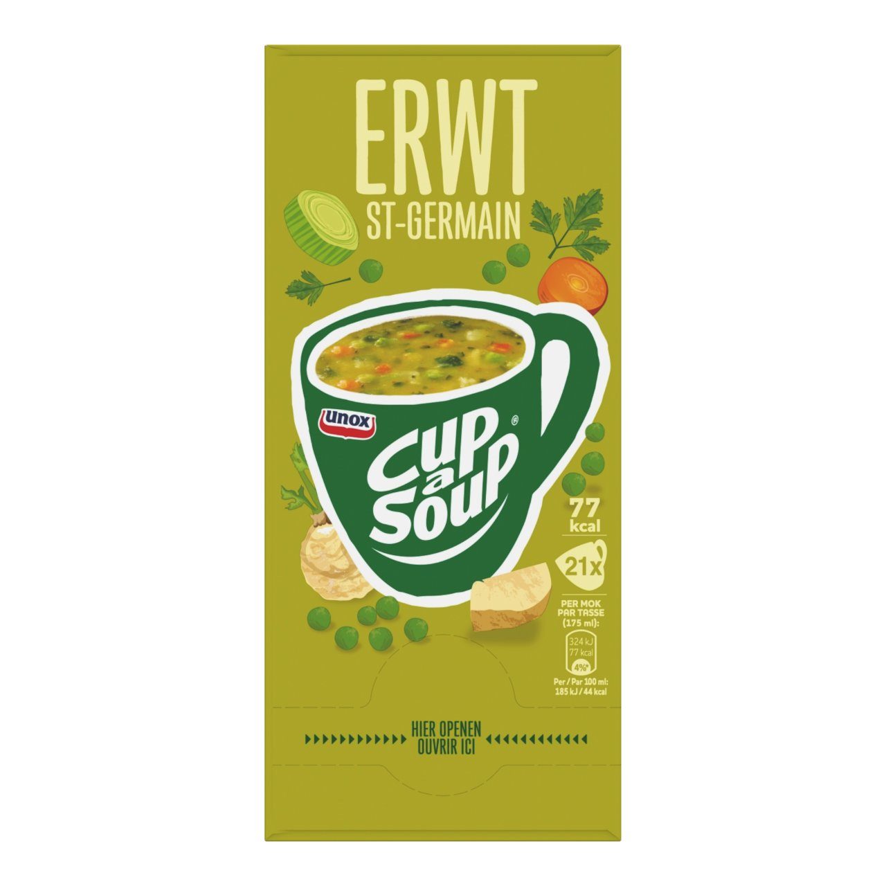 Cup a Soup Erwt 21st à 175 ml
