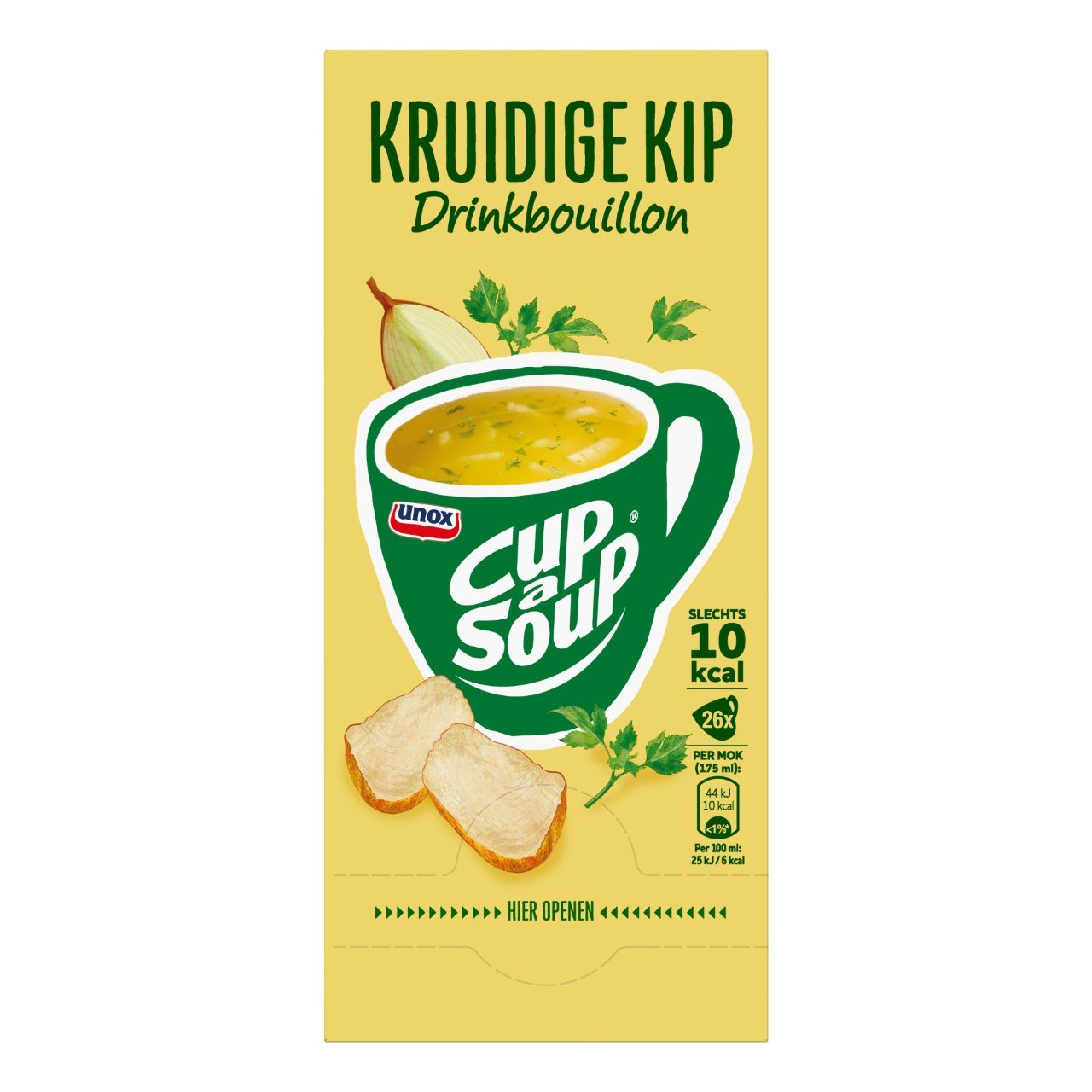 Cup a Soup Kruidige kipbouillon 26x175ml