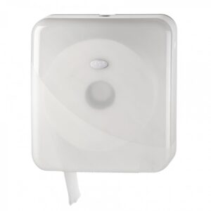 Euro Pearl White jumbo maxi toiletpapier dispenser