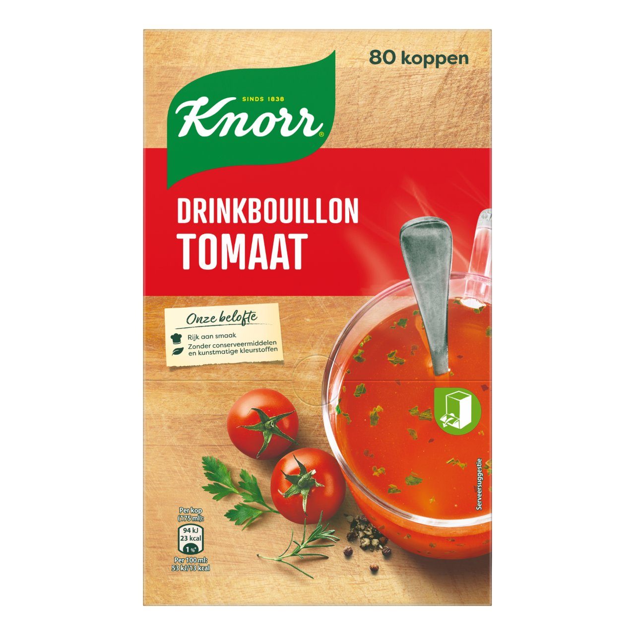 Knorr drinkbouillon tomaat 80st
