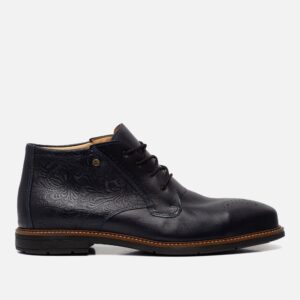 Emma Barocco D werkschoen hoog blauw S3