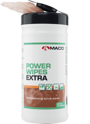 Maco scrub wipes extreme-oranje bus 75st