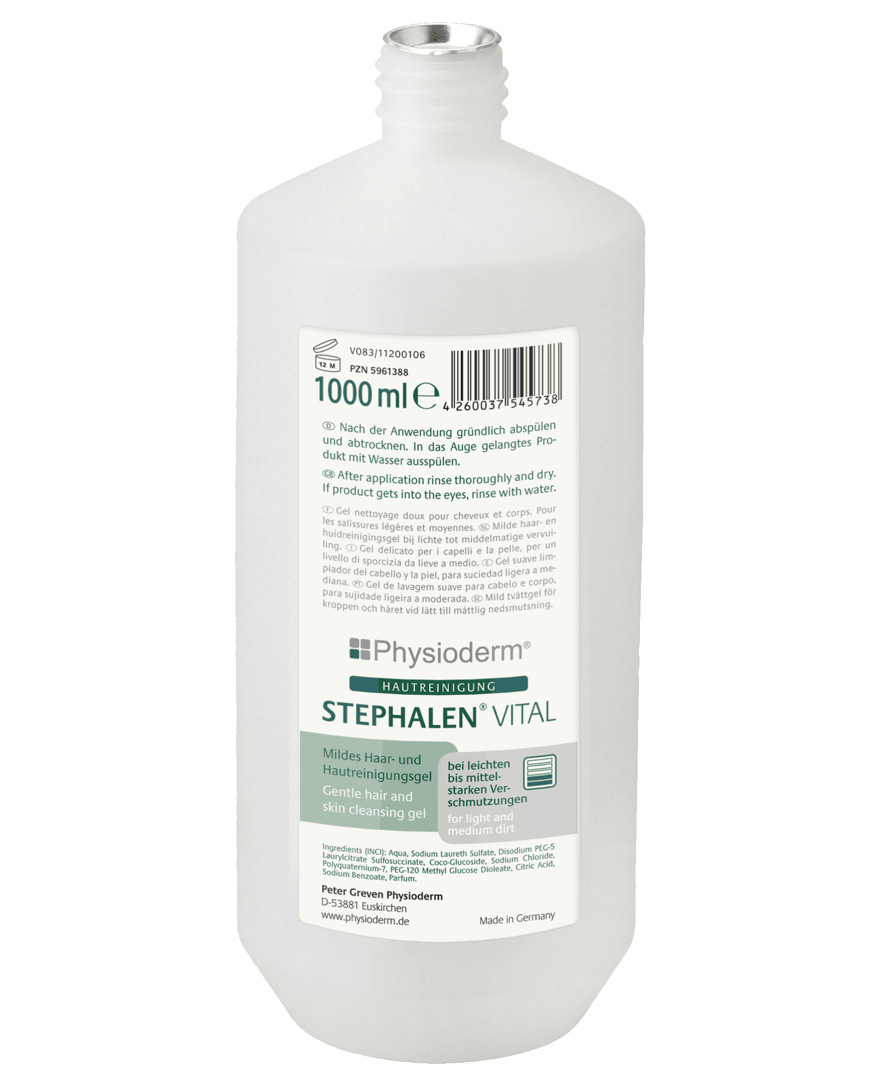 Physioderm Stephalen Vital fles 1ltr