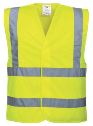 PW002 Hi-Vis veiligheidsvest geel
