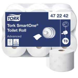 Tork T8 472242 toiletpapier SmartOne 2lgs 207m x13cm 6st