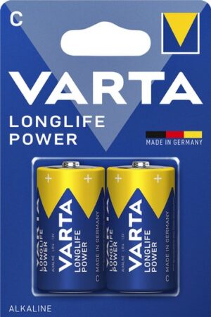 Batterij varta longlife Power 2xC