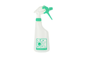 Sprayflacon compleet groen desinfectie leeg met schaalverdeling