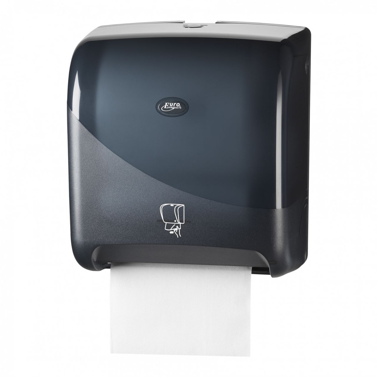 Euro Matic Pearl Black handdoekautomaat Tear & Go