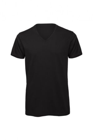 B&C inspire v-hals t-shirt men black 2XL
