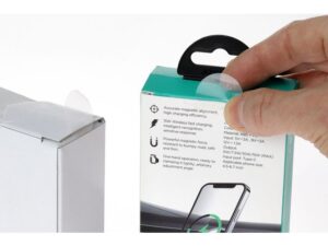Etiket Rillprint 25mm 500st op rol transparant