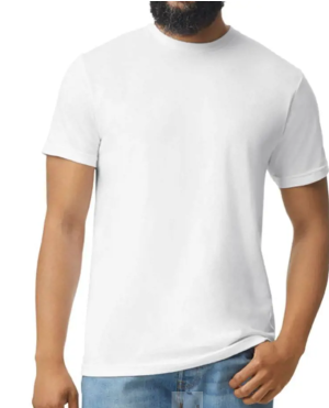 Gildan t-shirt GN670 classic-fit korte mouw wit