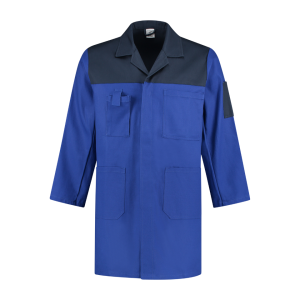 Stofjas 100% katoen SJ1002KL korenblauw-navy M