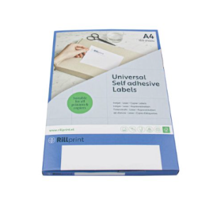 Etiket Rillprint 105x148mm 4 etiketten op A4 100vel