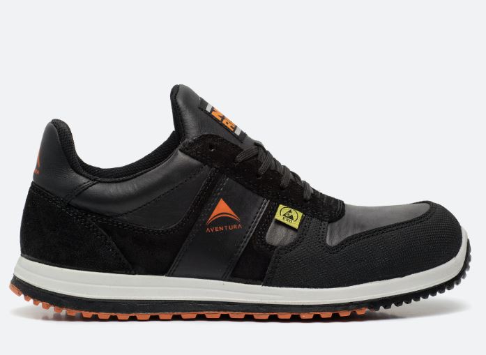 No Risk Rider werkschoenen laag zwart S3 45