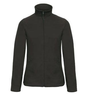 B&C ID.501 fleecejack women zwart L