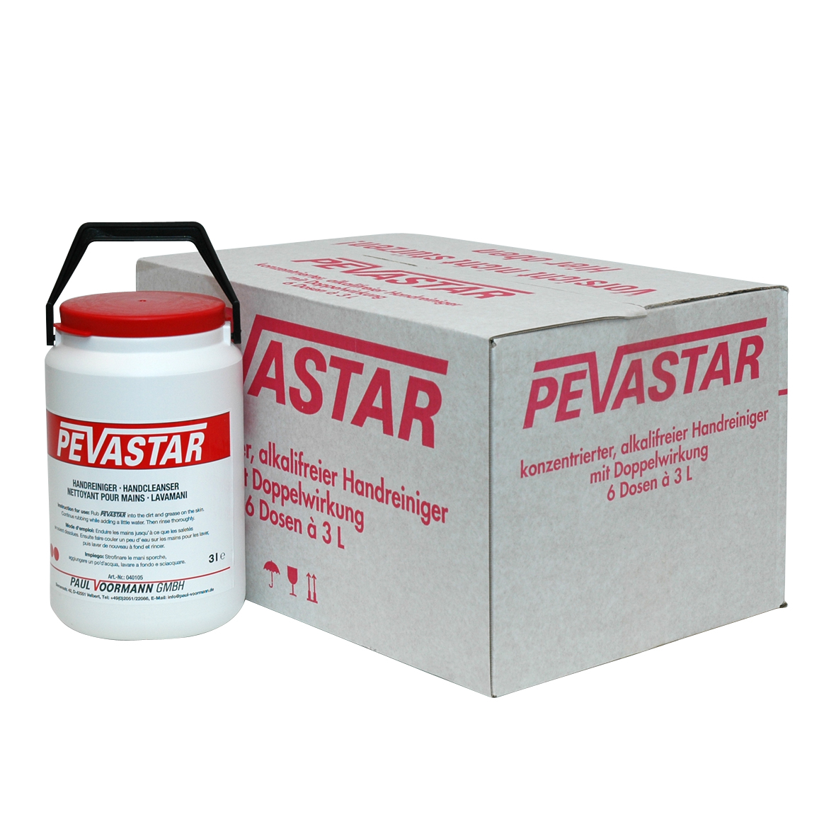 Pevastar industriele handreiniger 6x3ltr
