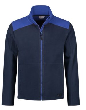 Santino Trento fleecejack zwart-rood L