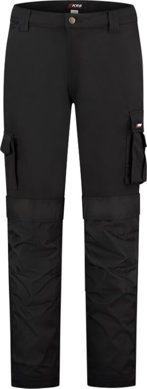 Werkbroek KRB Michel zwart stretch kniestukken 50-34